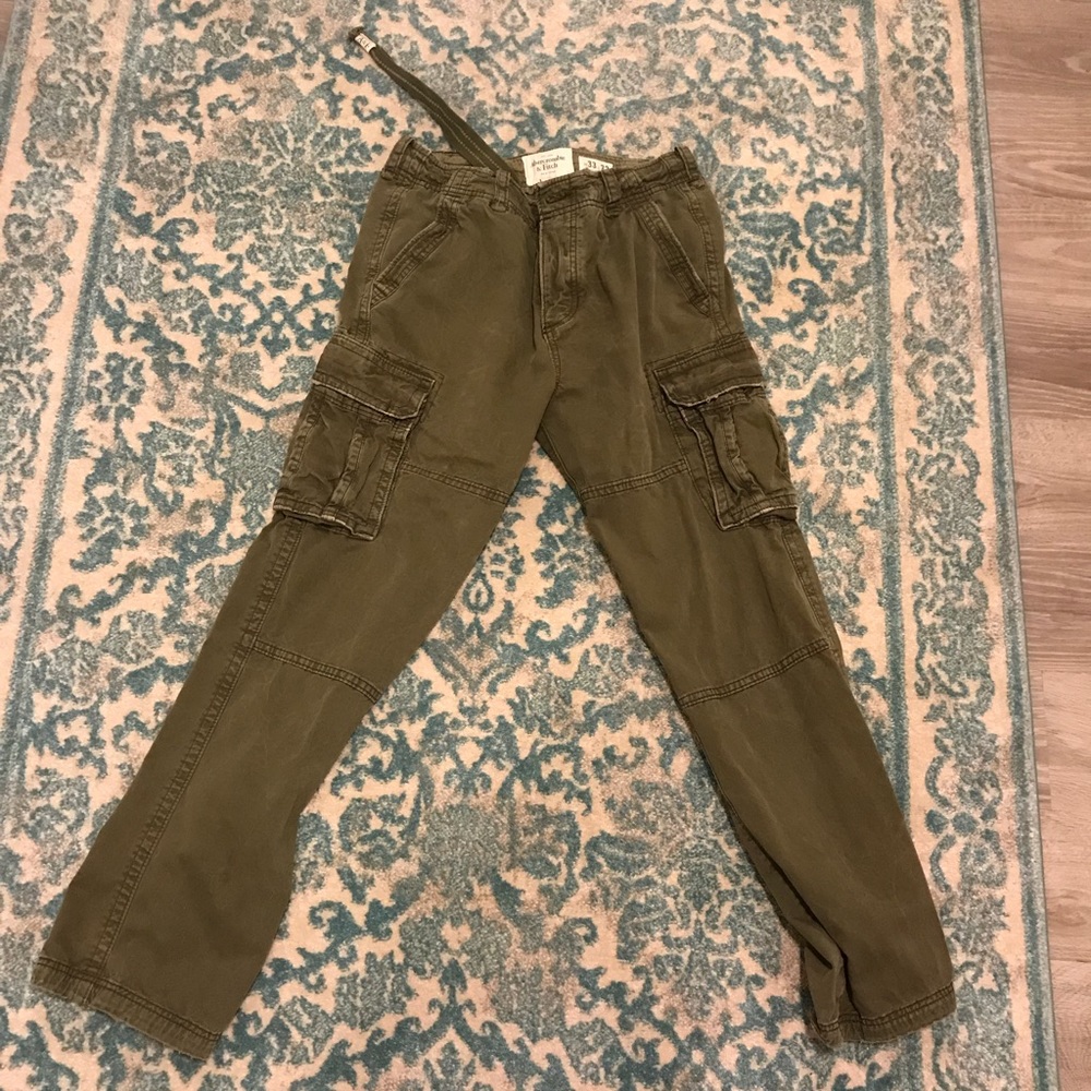 Bundle of  2 Abercrombie and Fitch cargo pants